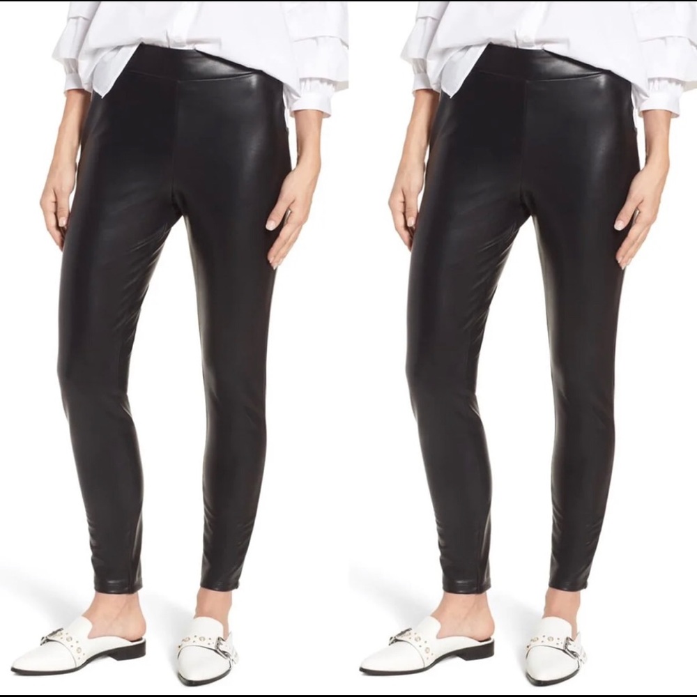Leith faux leather pants size Xs